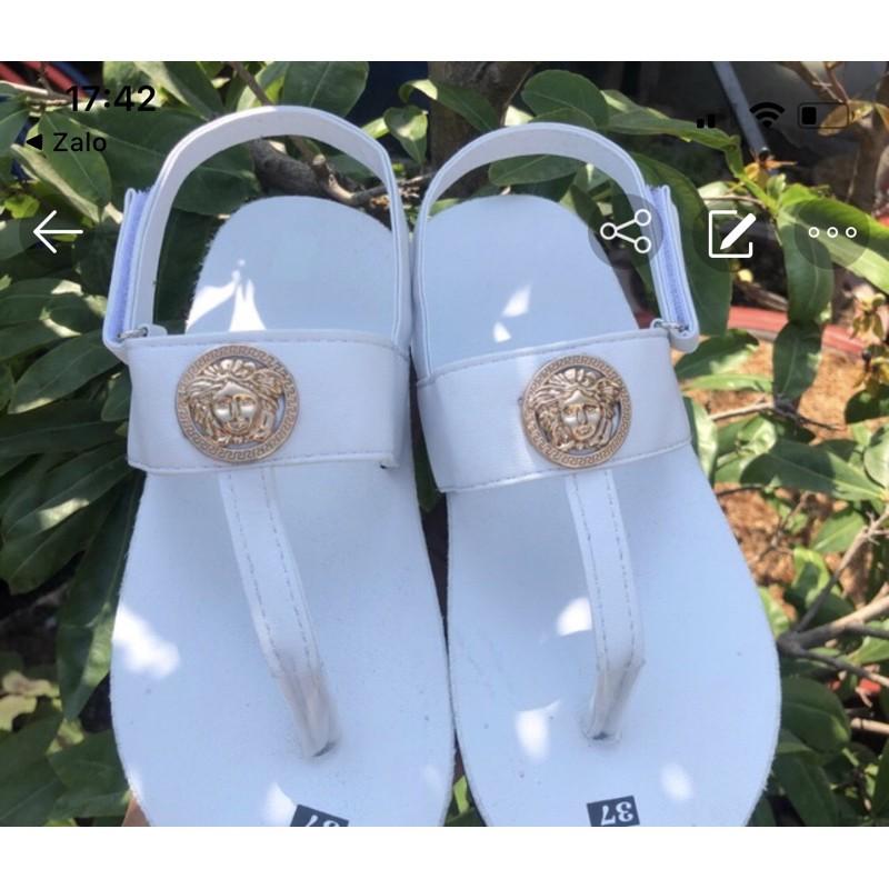 Sandals nữ ( đế trắng quai hậu trắng ) size từ 35 nữ đến 40 nữ