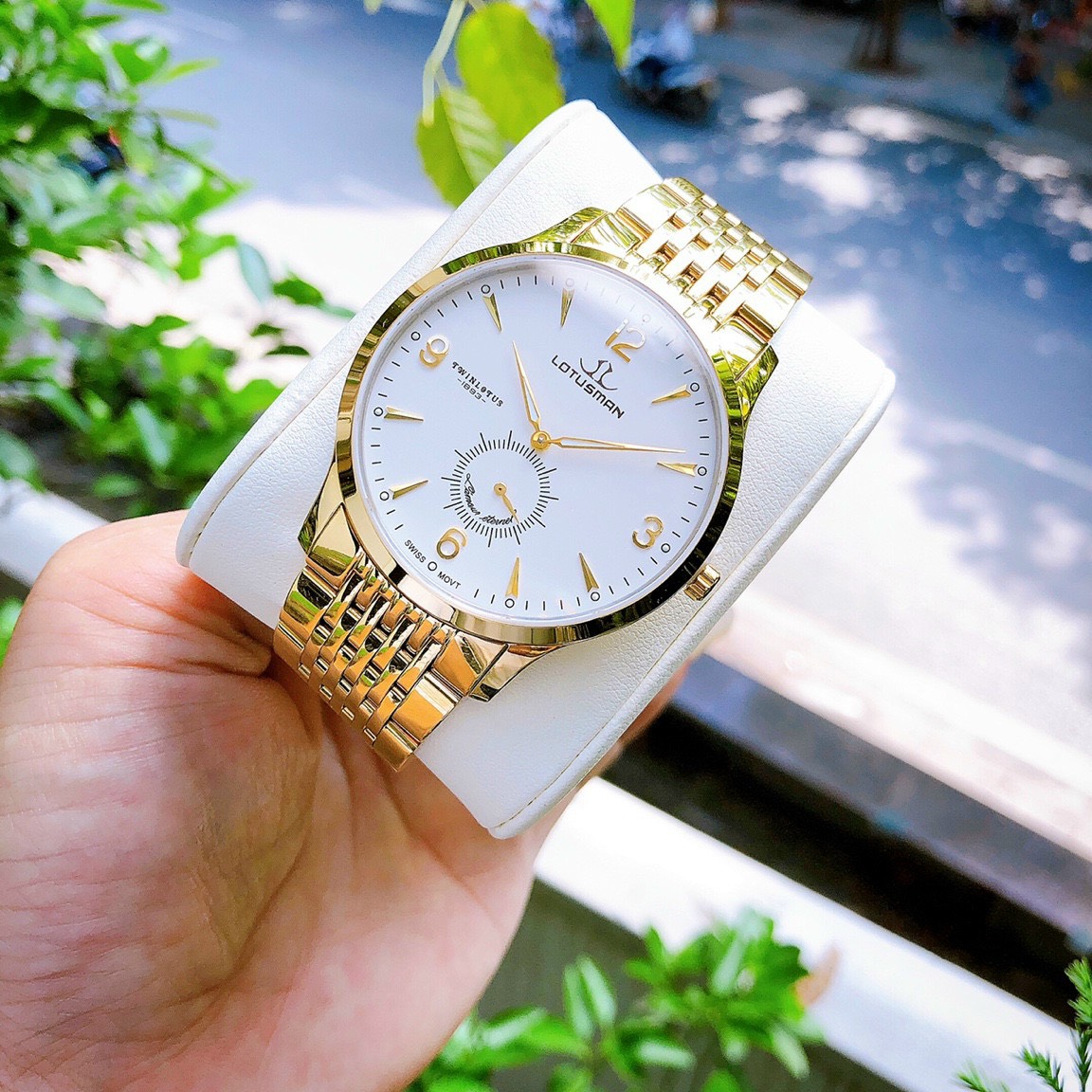 Đồng hồ nam công sở, kiểu dáng thời trang thanh lịch Lotusman M501B