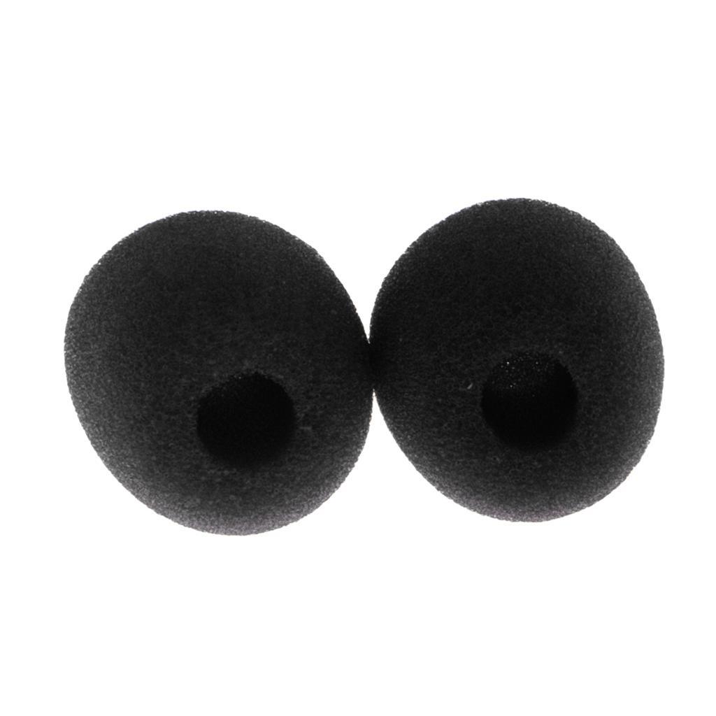 4- Mini Microphone Sponge Windscreen Pack of 10 Black