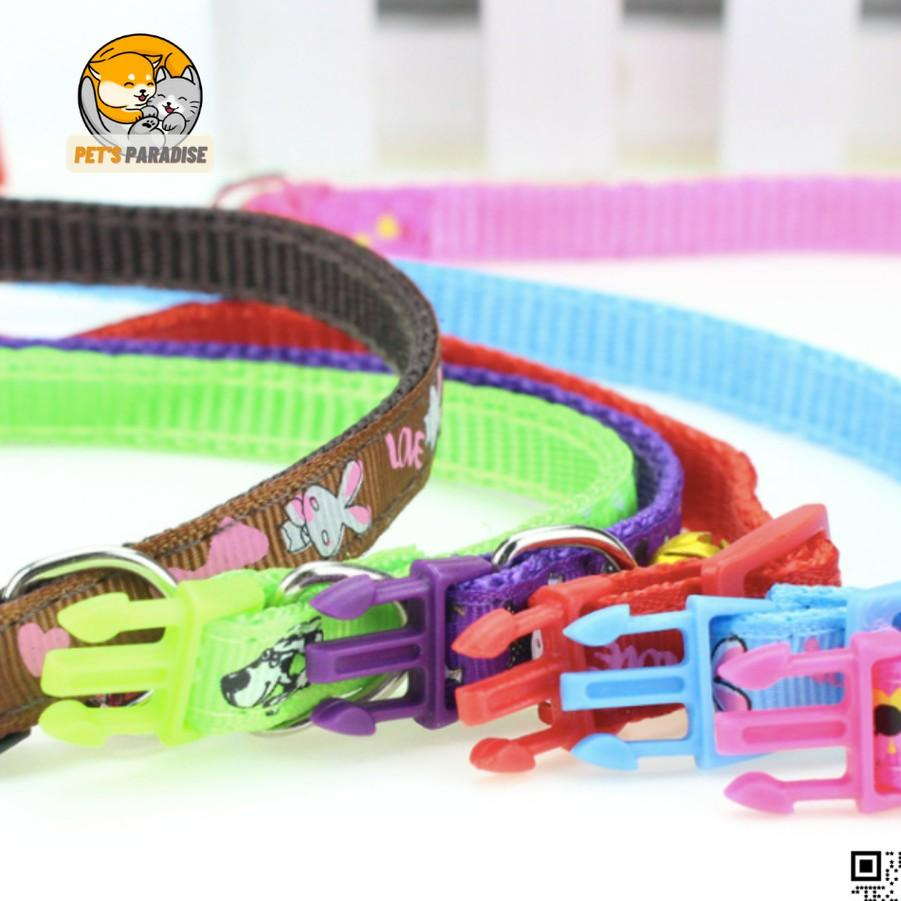 Vòng cổ chocker họa tiết mùa hè dành cho chó mèo