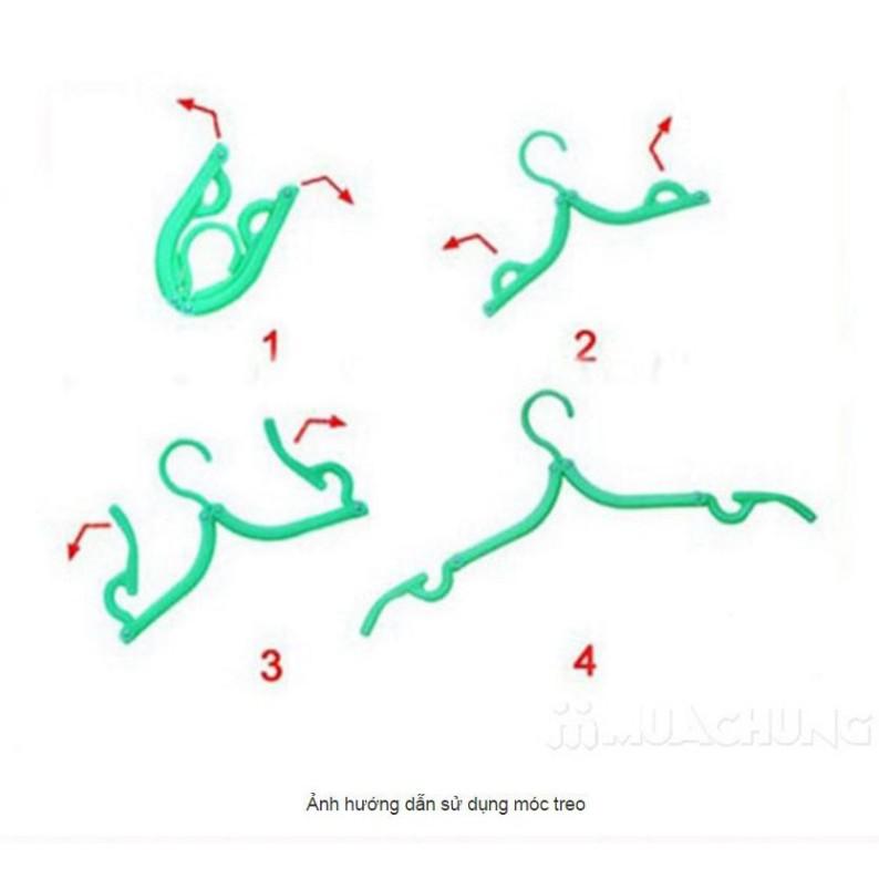 Mắc áo gấp gọn tiết kiệm không gian