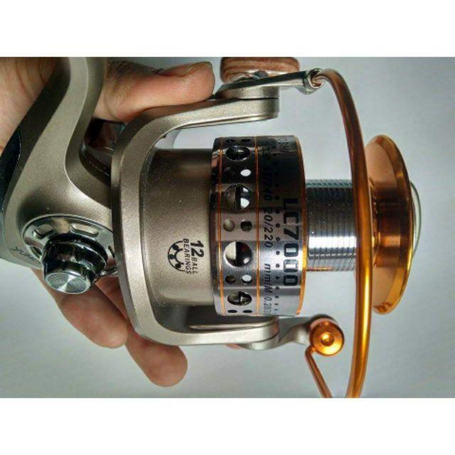 Bộ cần câu cá shimano 2m7 máy LC 7000  full phụ kiện siêu bạo lực BCCGN 13