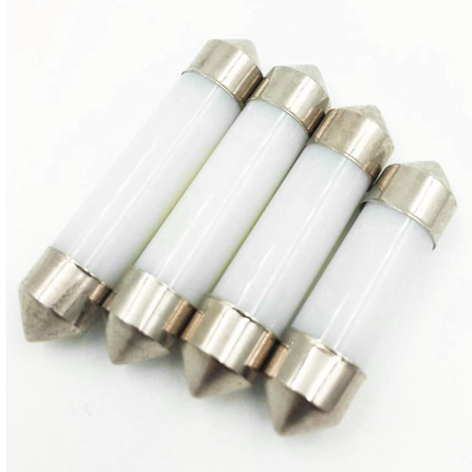 10x LED Car Interior Bulb 41/39/36/31mm Reading Light Bulb 12V White Light - Made of high reliable quality and durable material