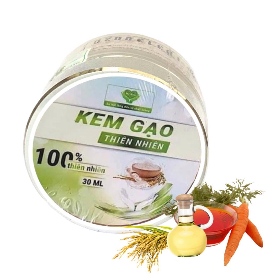 Kem gạo thiên nhiên MẸ KEN 30ml - Chống nắng, Dùng làm kem lót trang điểm, KEM CHỐNG NẮNG