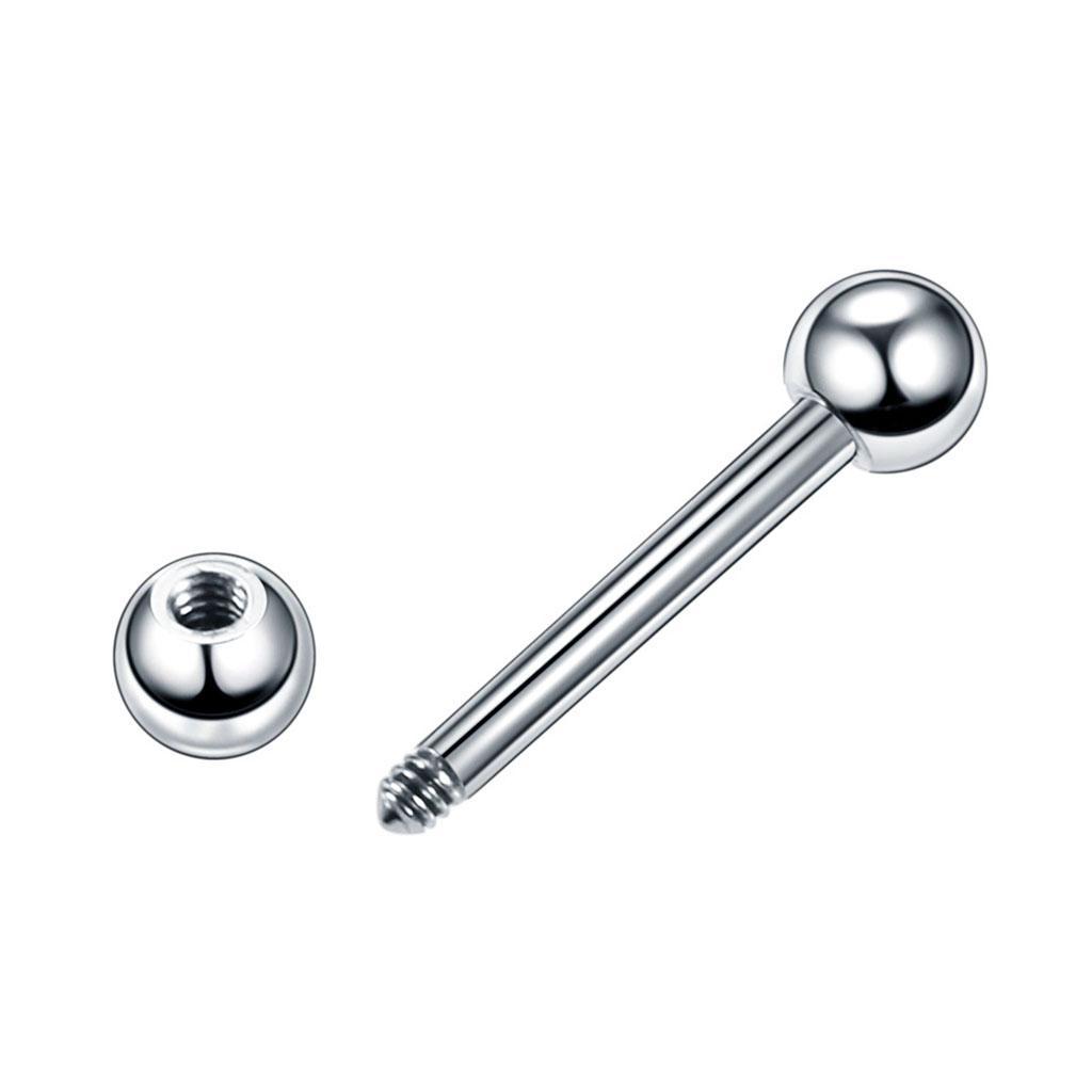 110x Body Jewelry Piercing Ear Nose Navel Belly Button Hoops 1.2x8mm