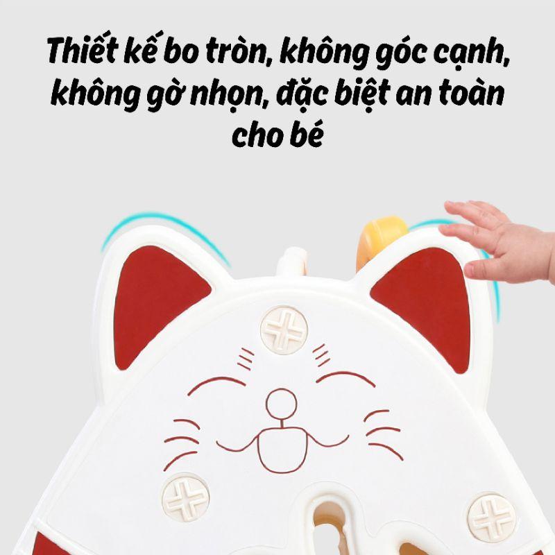 Bản vẽ bàn học kệ sách Holla 3in1 cho bé