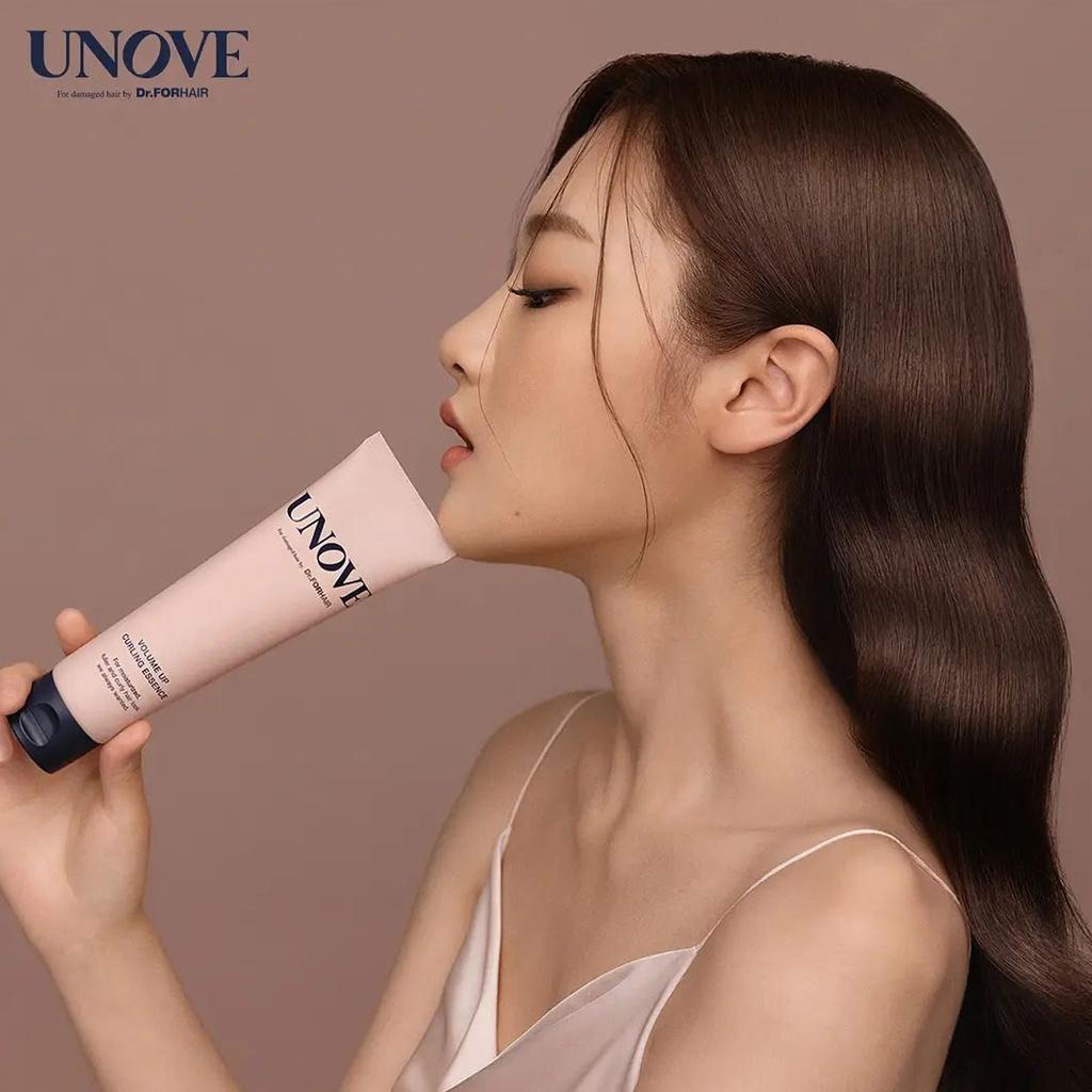 Tinh chất phục hồi chăm sóc uốn tóc tăng độ dày và bồng bềnh cho tóc Dr.FORHAIR UNOVE Volume Up Curling Essence 147ml