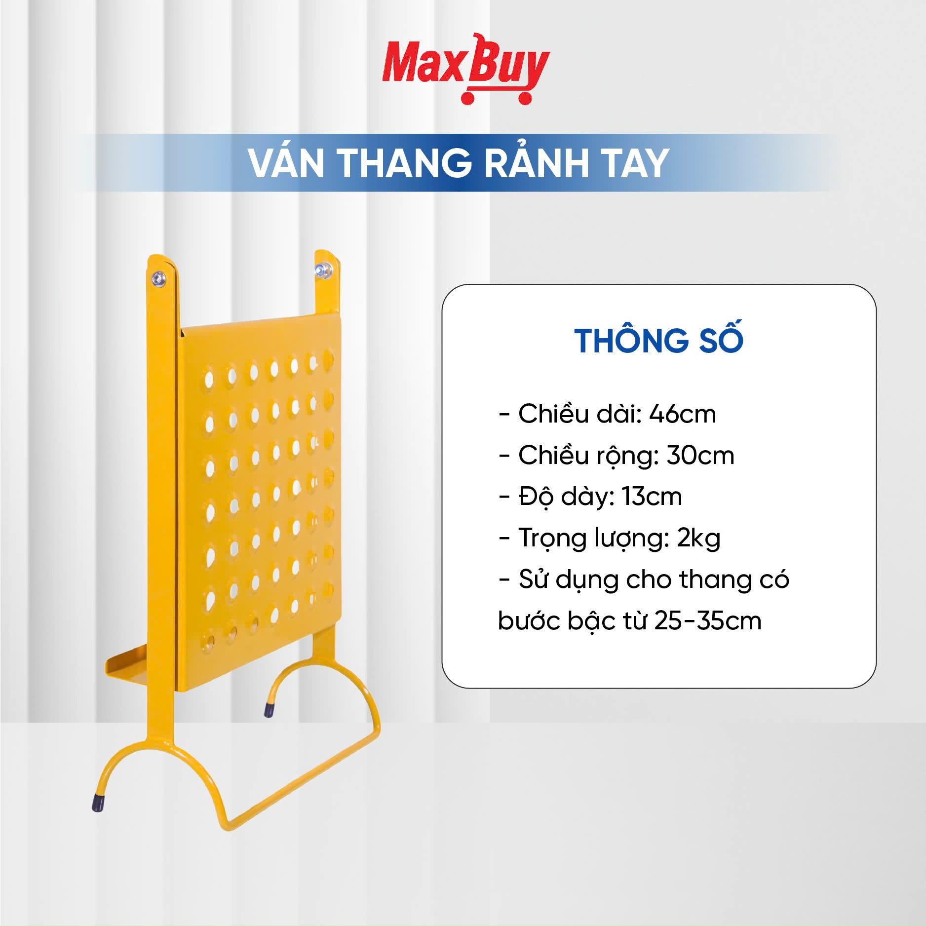 Ván thang rảnh tay Nikawa, Bậc thang cơ động đa năng, gấp/rút linh hoạt, dùng cho thang gấp, thang rút, thang đa năng – Hàng chính hãng