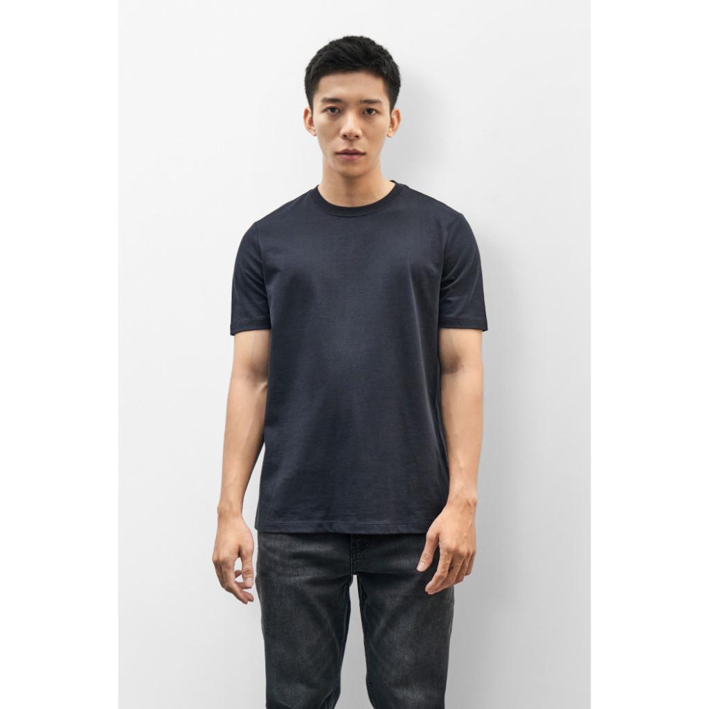 Áo Thun Tay Ngắn Nam Cổ Tròn Cotton Organic Form Fitted - 10S23TSS003C | LASTORE MENSWEAR