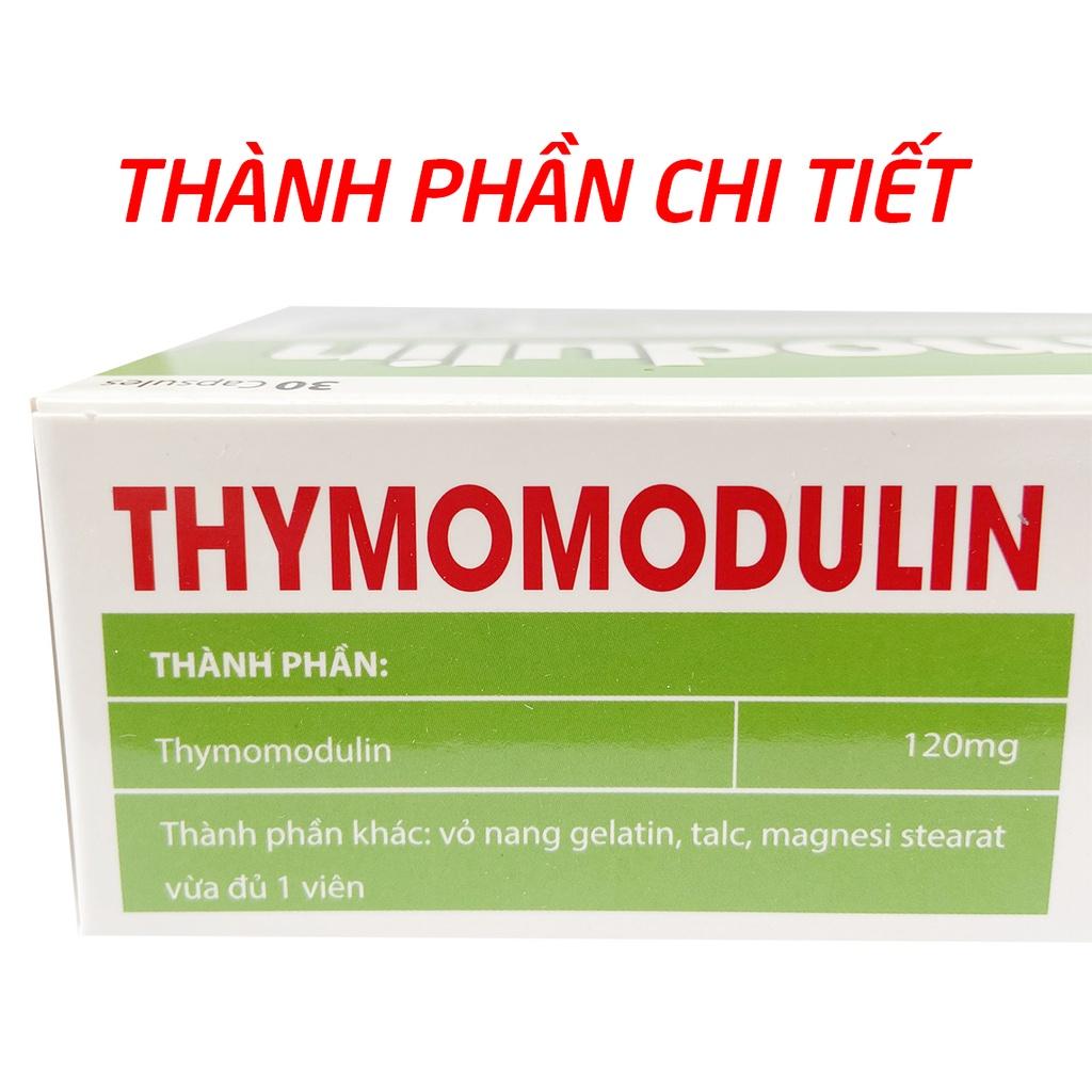 Viên uống Thymomodulin 120mg tăng cường sức đề kháng, phòng tránh bệnh đường hô hấp - 30 viên