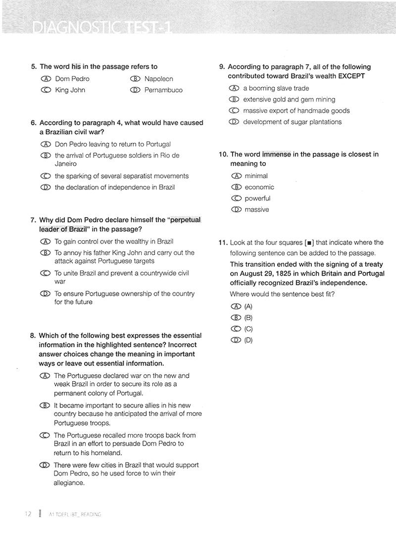 Toefl iBT - Reading