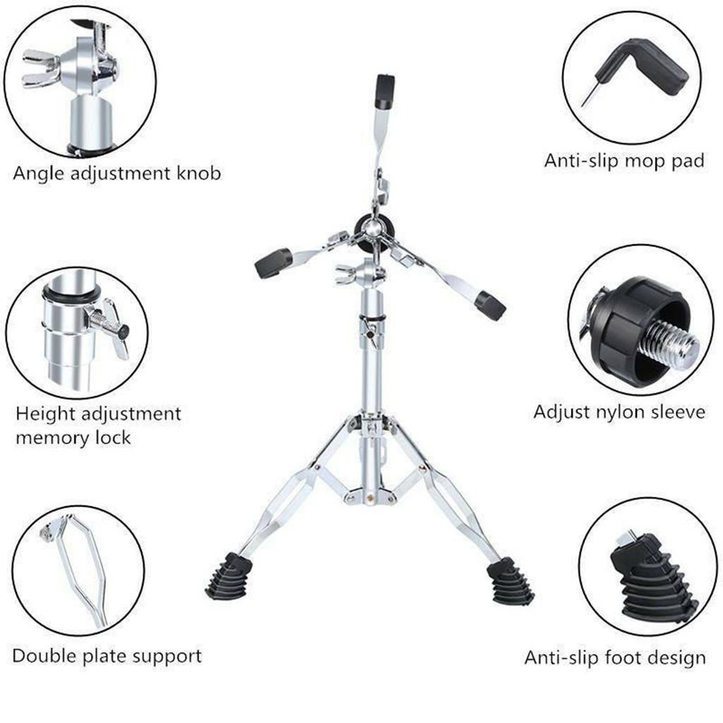 Folding Drum Stand Support For Snare Dumb Drum Percussion Hardware Accessory