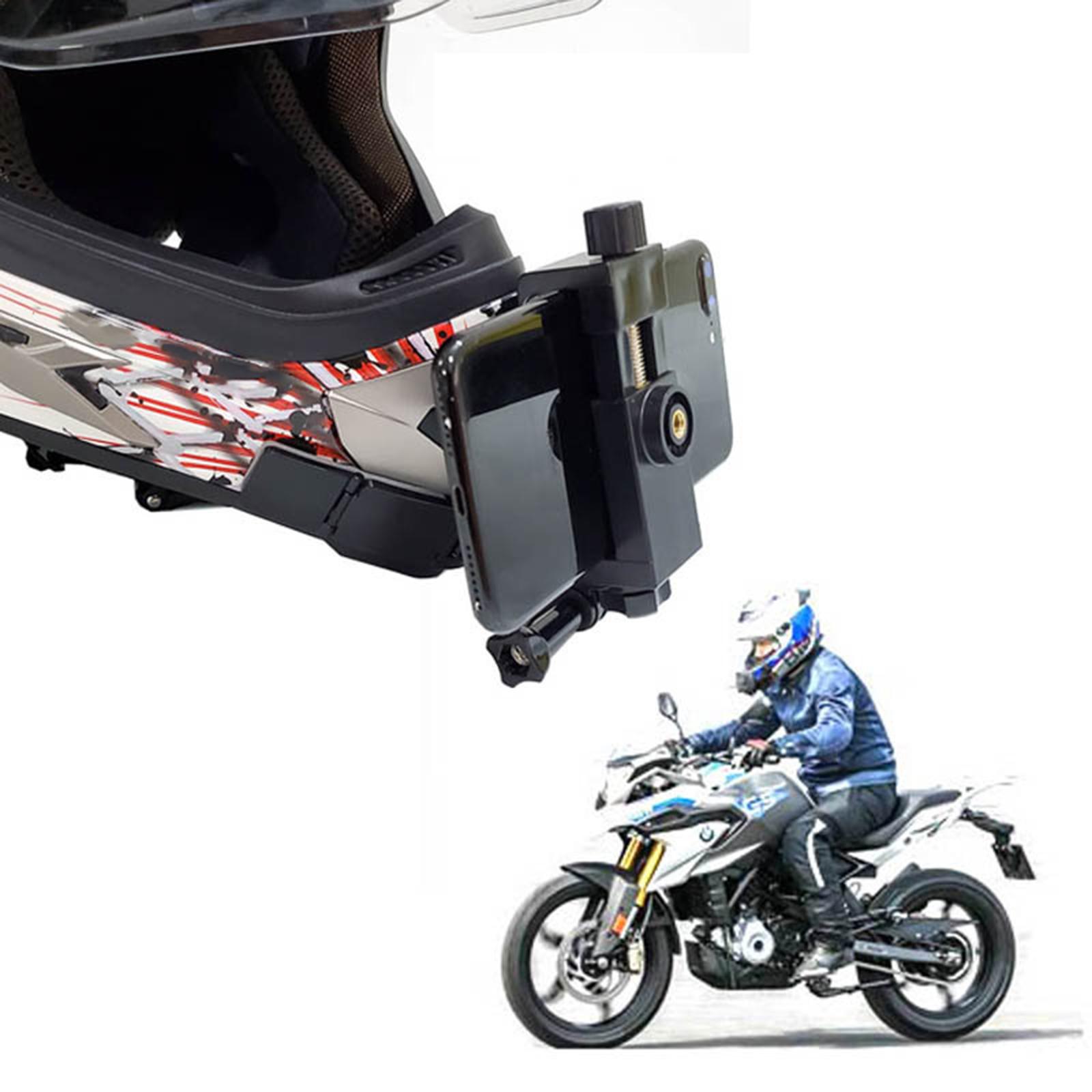 Motorcycle Helmet Chin Mount Kit for for 9 8 7 6 5 4 Sports Camera or 4.7-7 inch Mobile Phones