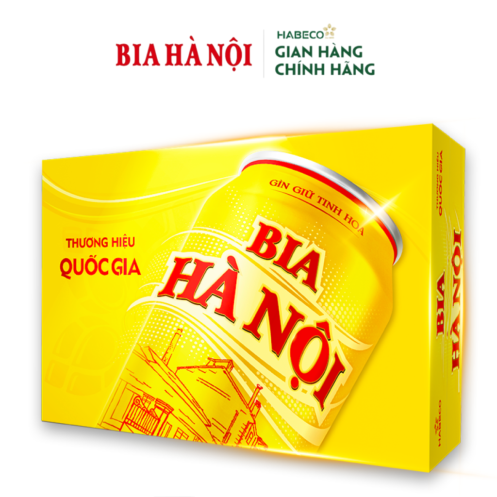 Bia Hà Nội - Thùng 24 lon 330ml