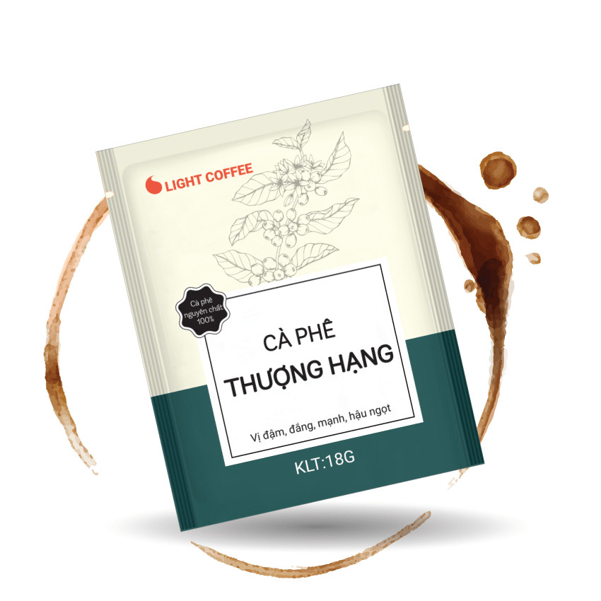 Cà phê Thượng hạng, túi giấy tiện lợi - Túi 18g