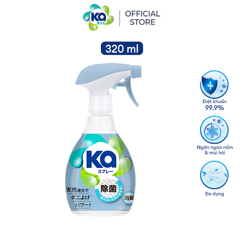 Xịt thơm vải chống mạt bụi KA