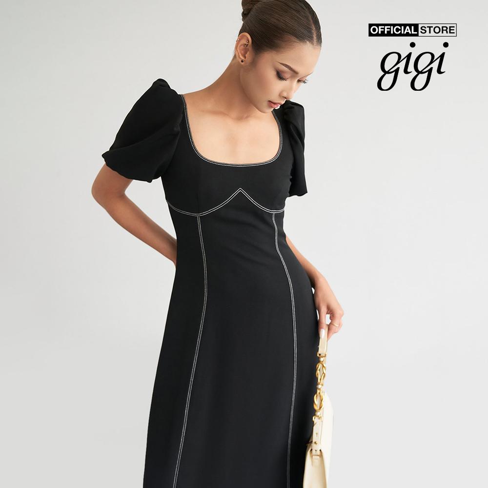 GIGI - Đầm midi ngắn tay phom ôm thời trang G2102D222192