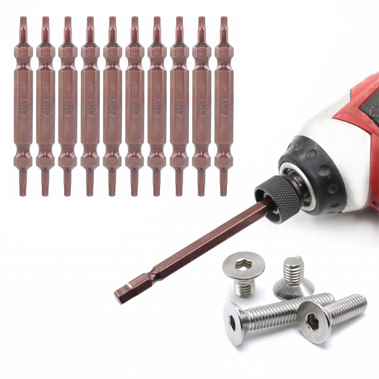 10x Hex Head Allen Wrench Drill Bit Set Screwdriver 1/4" Quick Release Shank