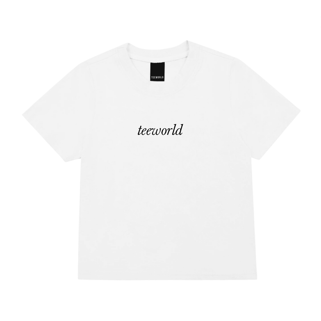 Áo thun Baby Tee Premium Basic White Local Brand Teeworld