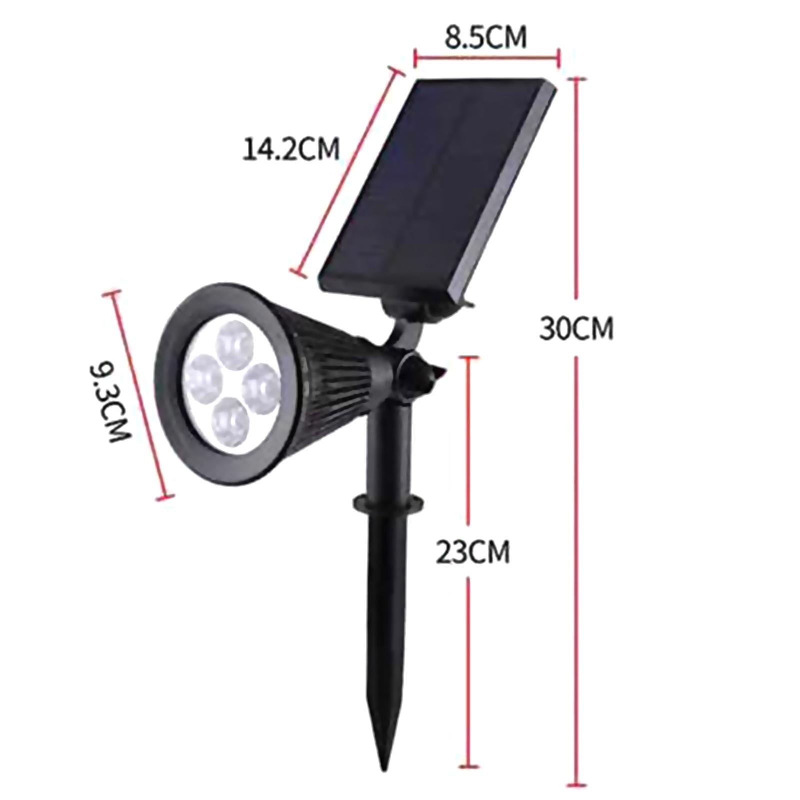Đèn năng lượng mặt trời IP65 ngoài trời Chống thấm nước cho sân vườn