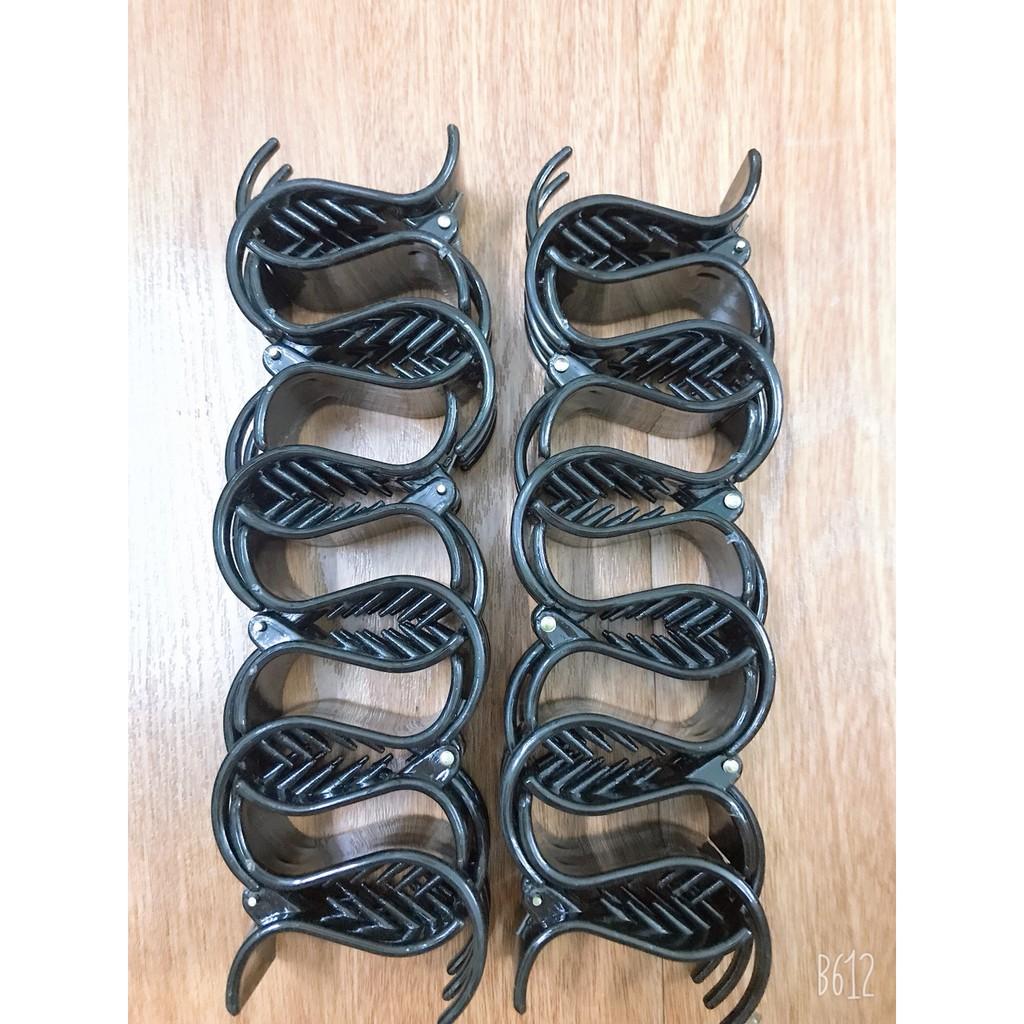 Combo 4 Kẹp Tóc Càng Cua Màu Đen