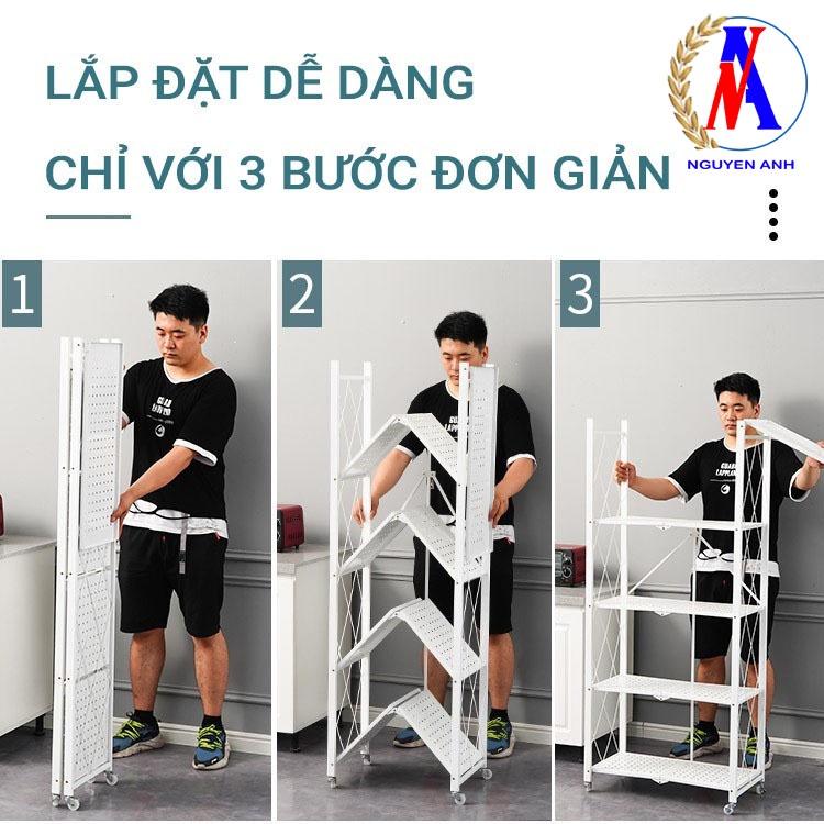 Kệ Gấp Gọn - Để Đồ Đa Năng 3-4 tầng