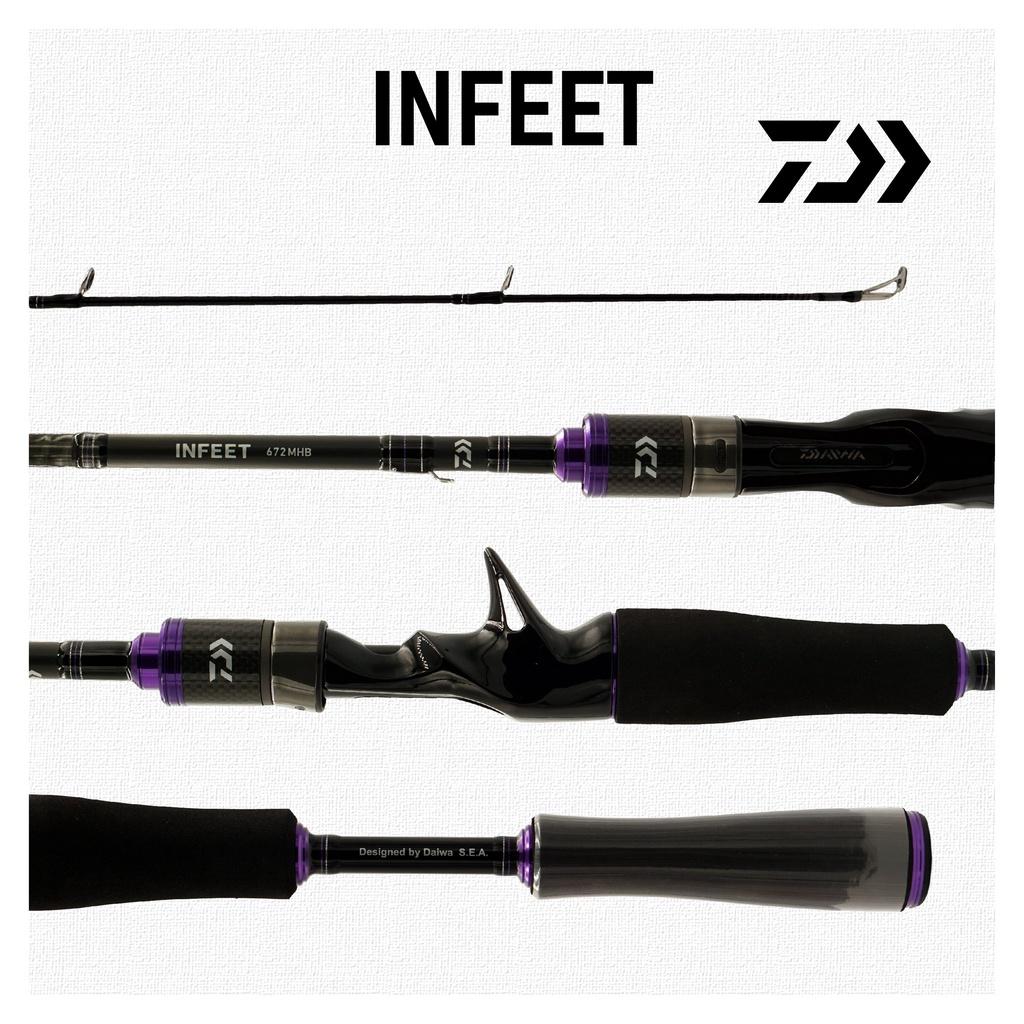 CẦN CÂU LURE MÁY NGANG DAIWA INFEET 602MHB / 672MHB