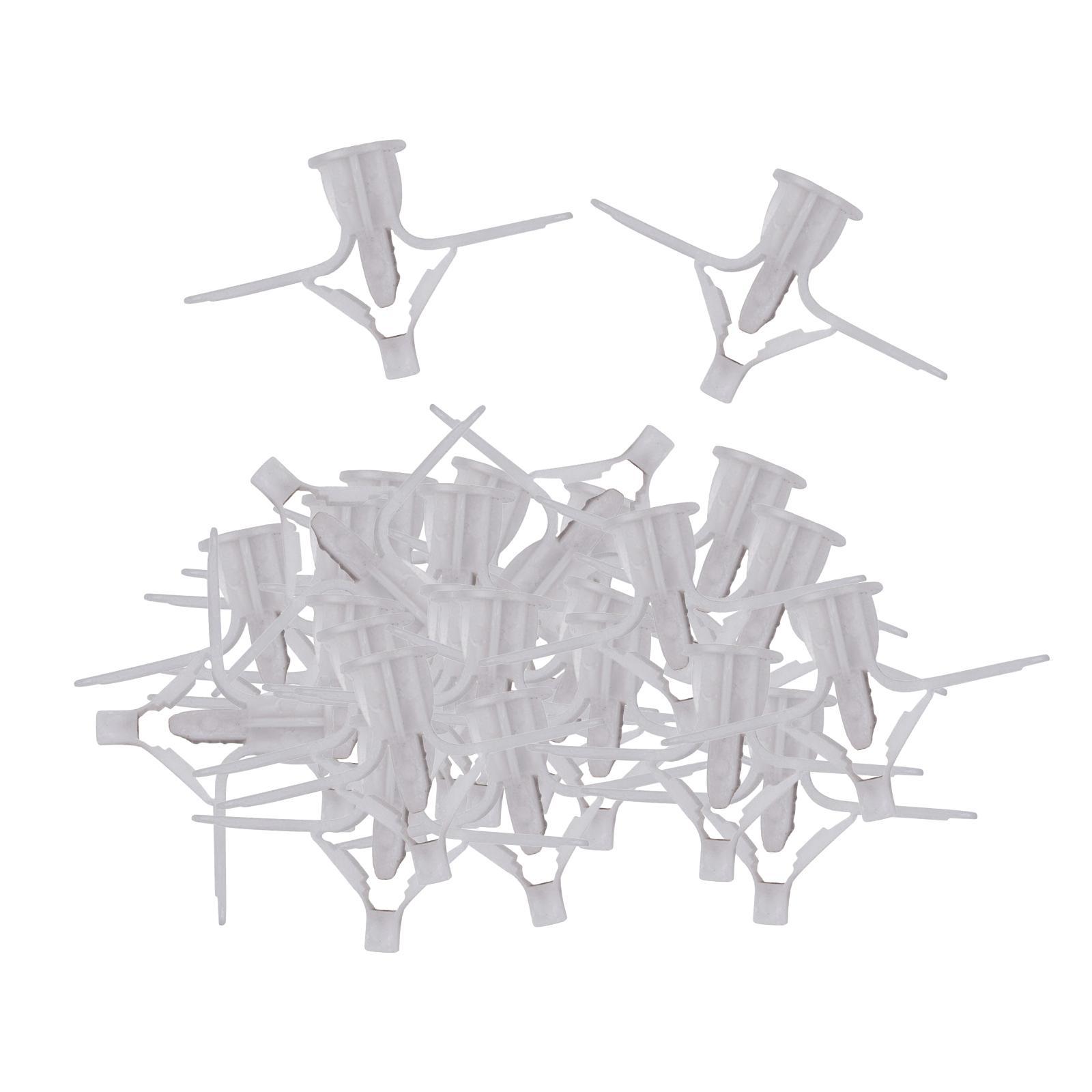 100Pcs Plasterboard Screws, Drywall Cavity Wall Fixings Screws Fastener, Expansion Tube Wall Installation Fastener for Lamp Installation