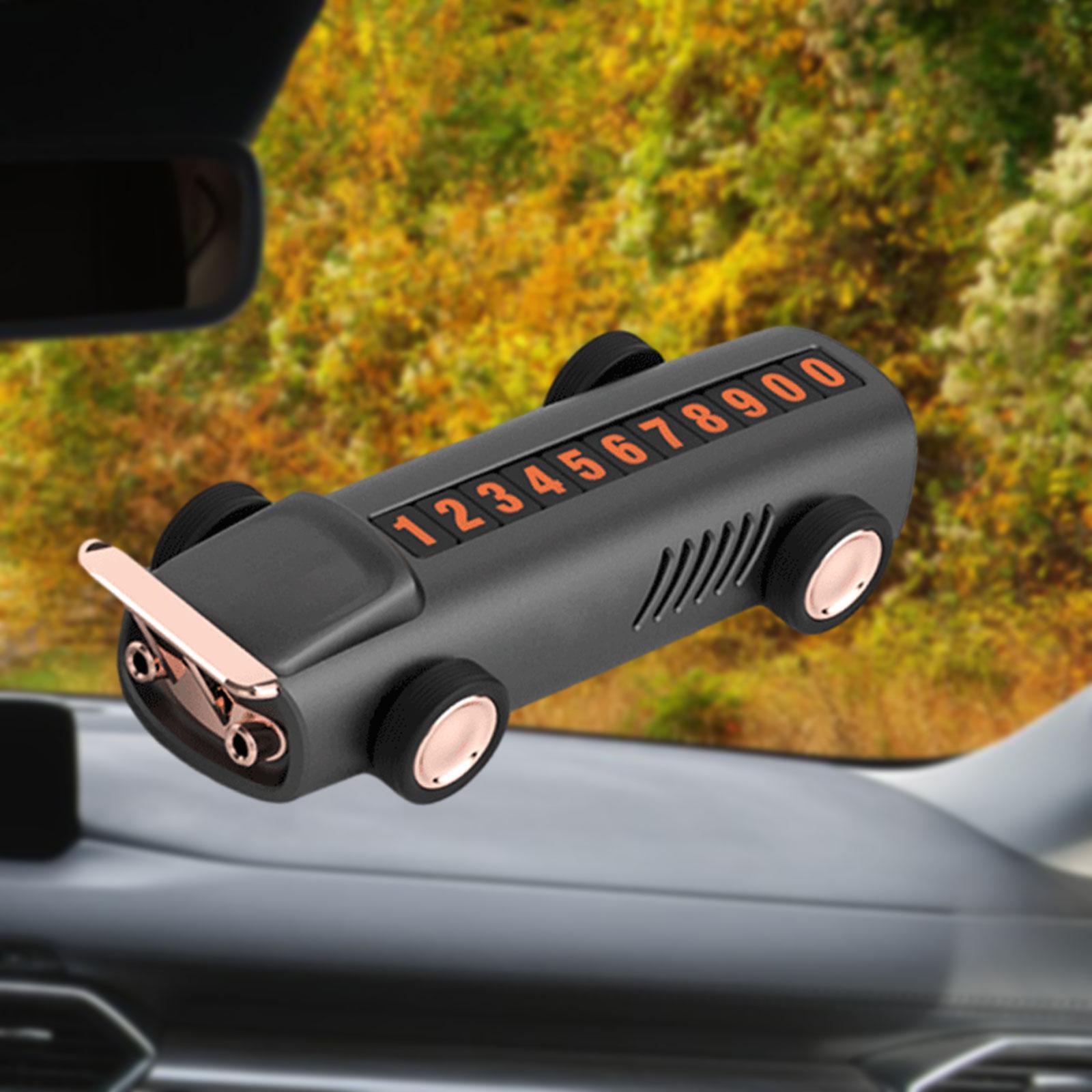 Phone Number Card Plate Universal Car Parking Number Plate for Parking