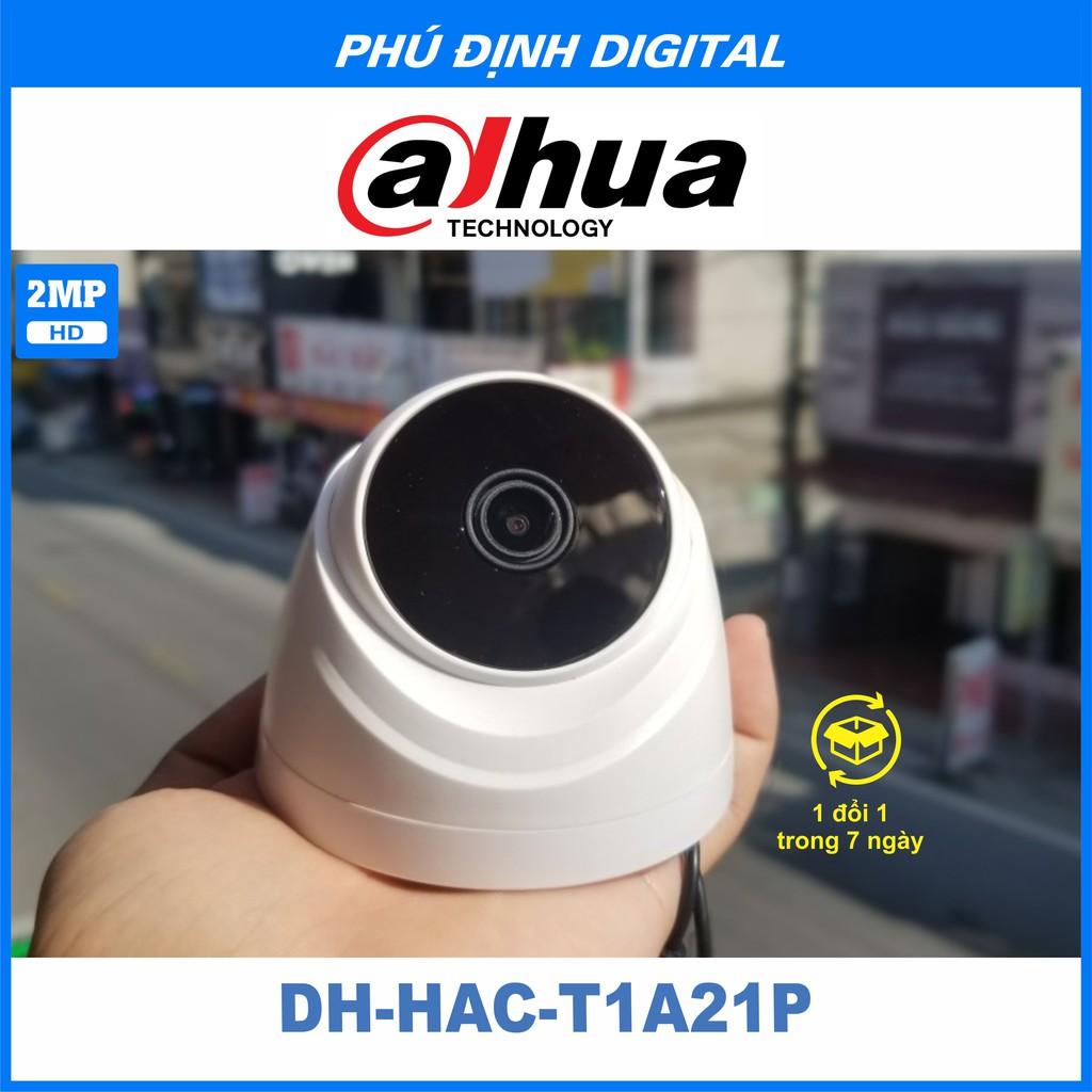 Camera HDCVI 2MP Dahua mã DH-HAC-T1A21P - Hàng Chính Hãng