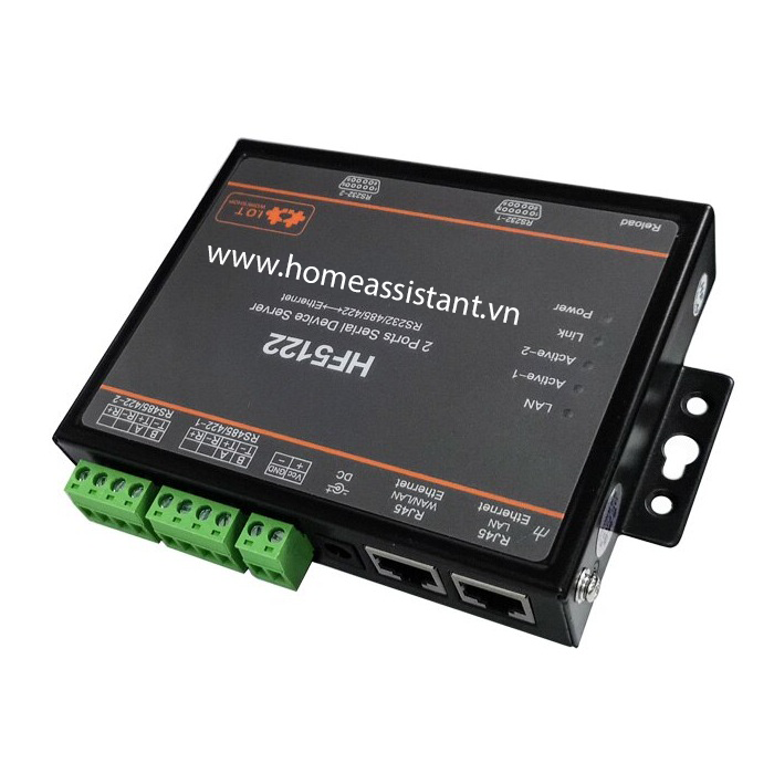 Bộ Định Tuyến Đa Cổng Ethernet RS232 RS485 RS422 Modbus Elfin HF5122 (Hỗ trợ HomeAssistant)