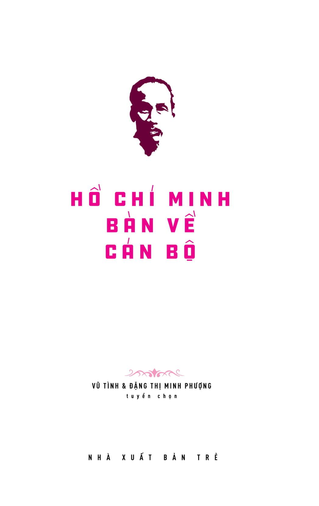 Sách Di Sản Hồ Chí Minh - Hồ Chí Minh Bàn Về Cán Bộ