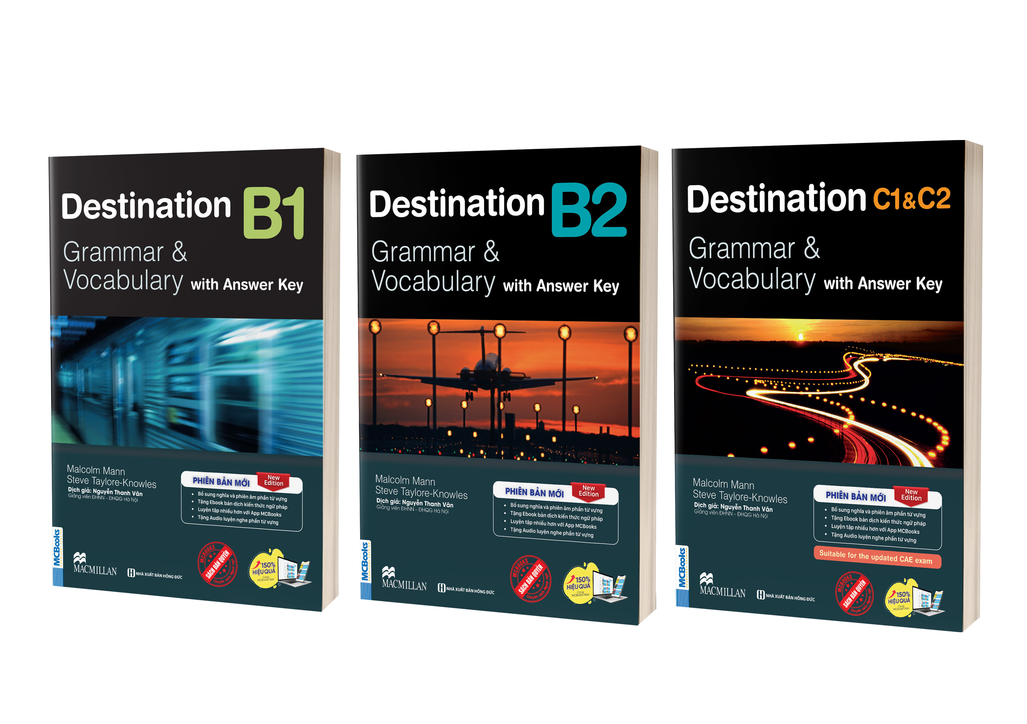 Combo 3 Cuốn  Sách Destination B1+B2+C1C2. Bản mới 2023