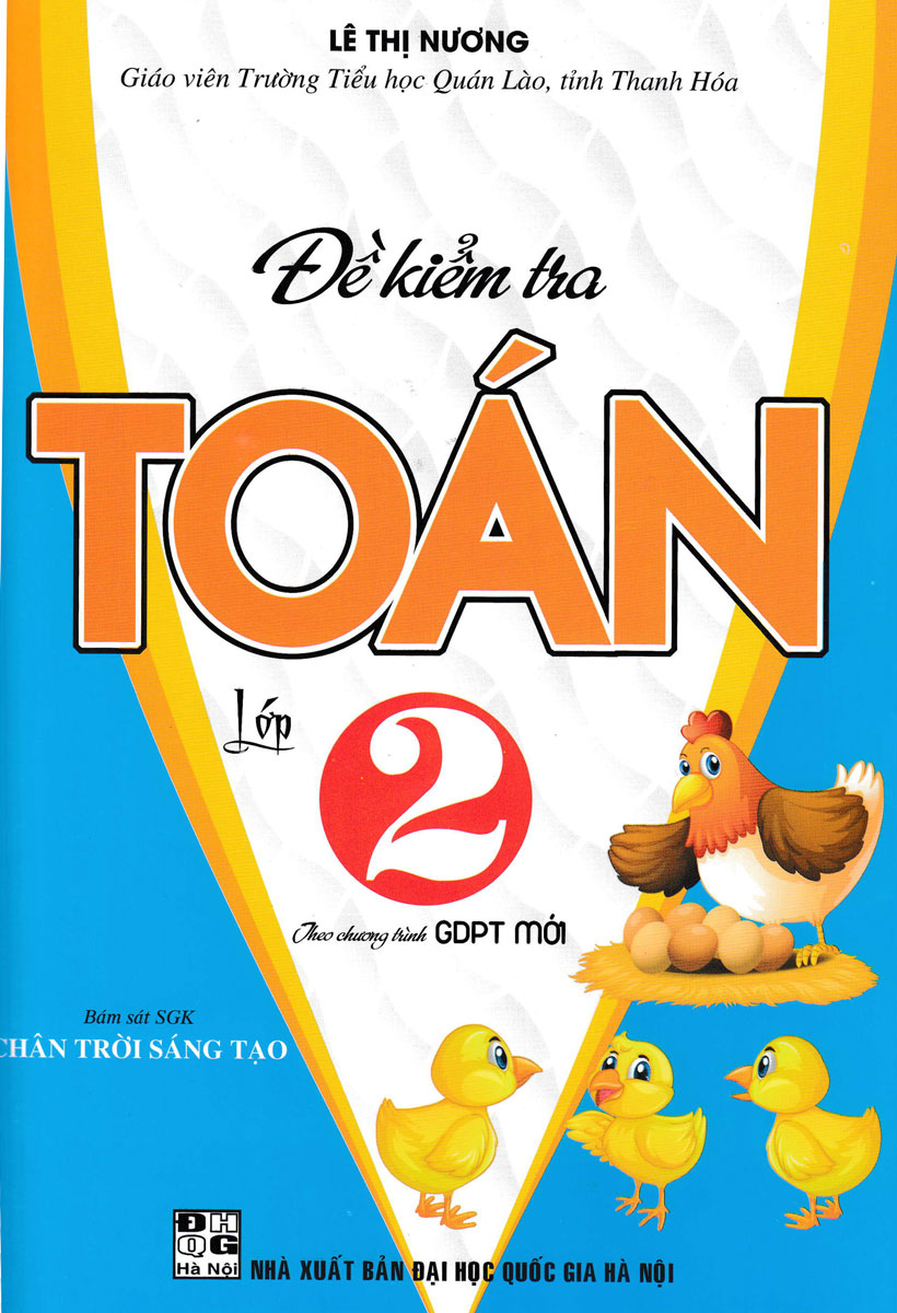 Đề kiểm tra Toán lớp 2 theo chương trình GDPT mới