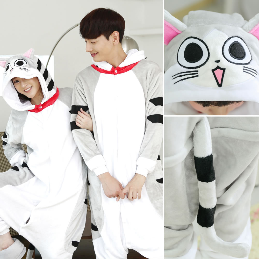 Bộ đồ ngủ hình thú mèo Chii liền Pijama Động Vật Hoạt Hình 1919
