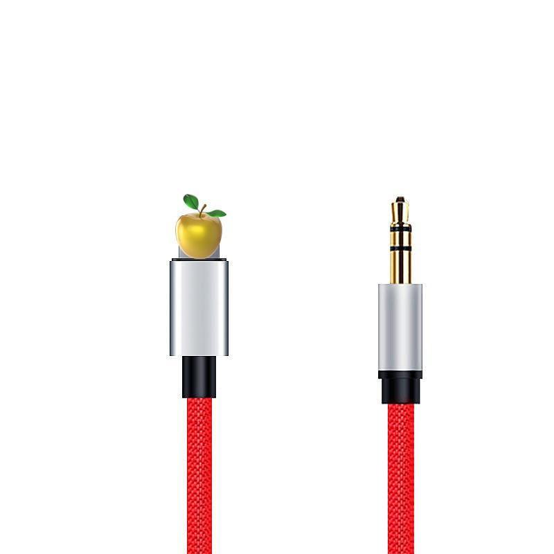 Giá tốt nhất phù hợp với Apple to 3.5mm cáp âm thanh aux xe hơi kết nối điện thoại di động loa xe hơi tai nghe cáp chuyển đổi âm thanh
