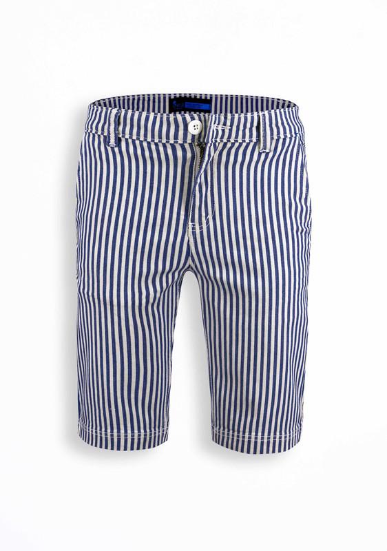 Quần Short Nam Vải Kaki Sọc Xanh Thương Hiệu Cao Cấp Sea Collection