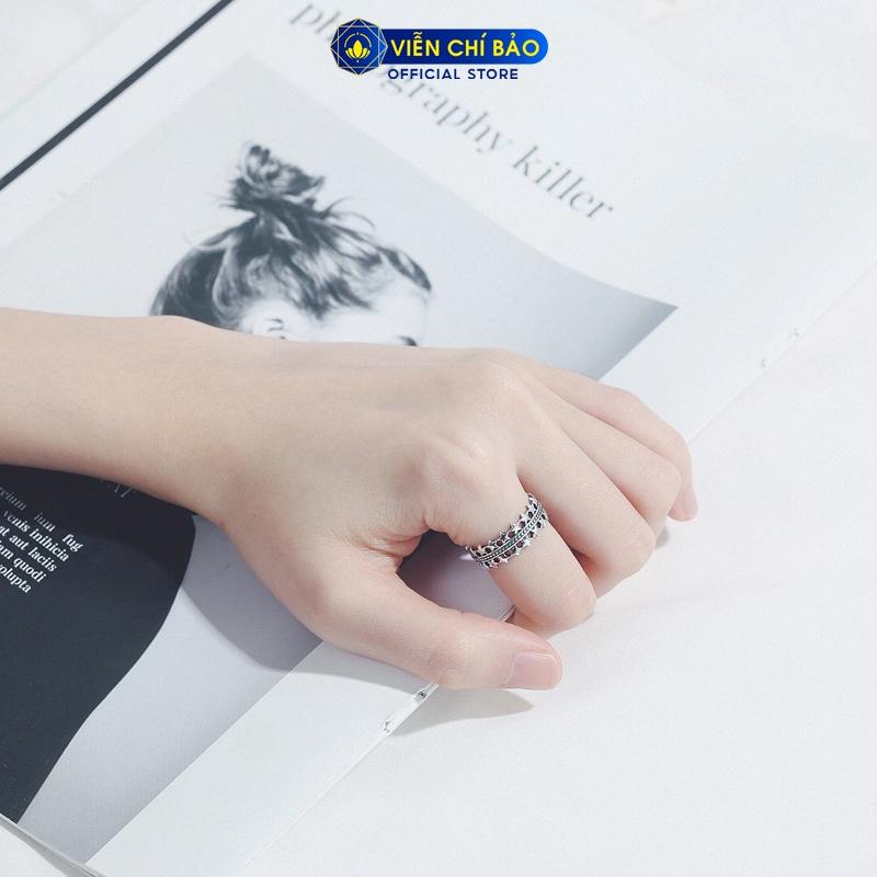 Nhẫn bạc nữ Star ngôi sao may mắn chất liệu bạc Thái S925 thời trang phụ kiện trang sức nữ Viễn Chí Bảo N000033