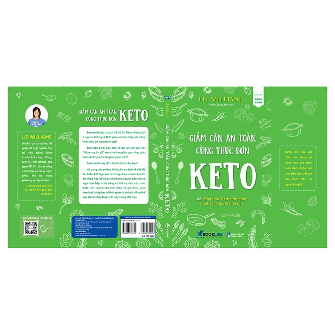 Sách - Giảm Cân An Toàn Cùng Thực Đơn Keto