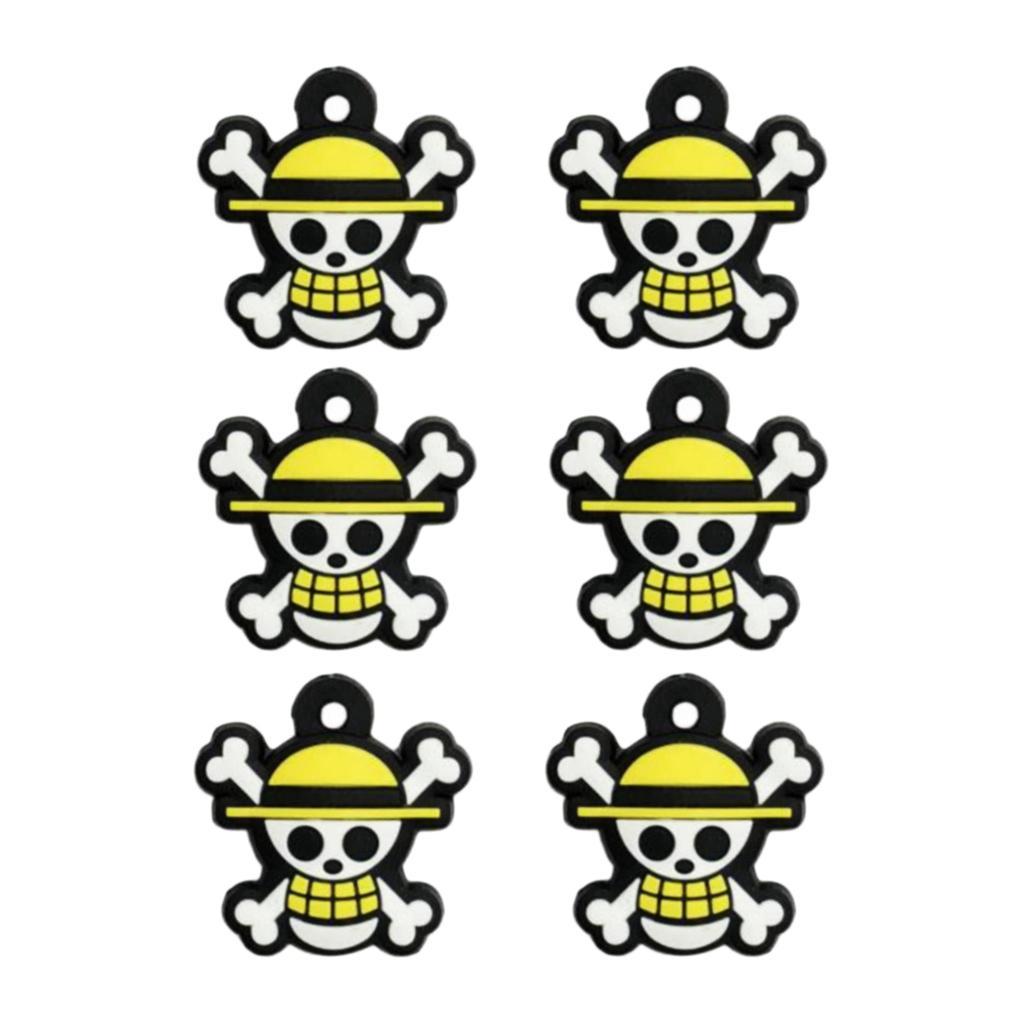 6 Piece Silicone Tennis Racquet Damper Shock Absorber for Tennis Racket