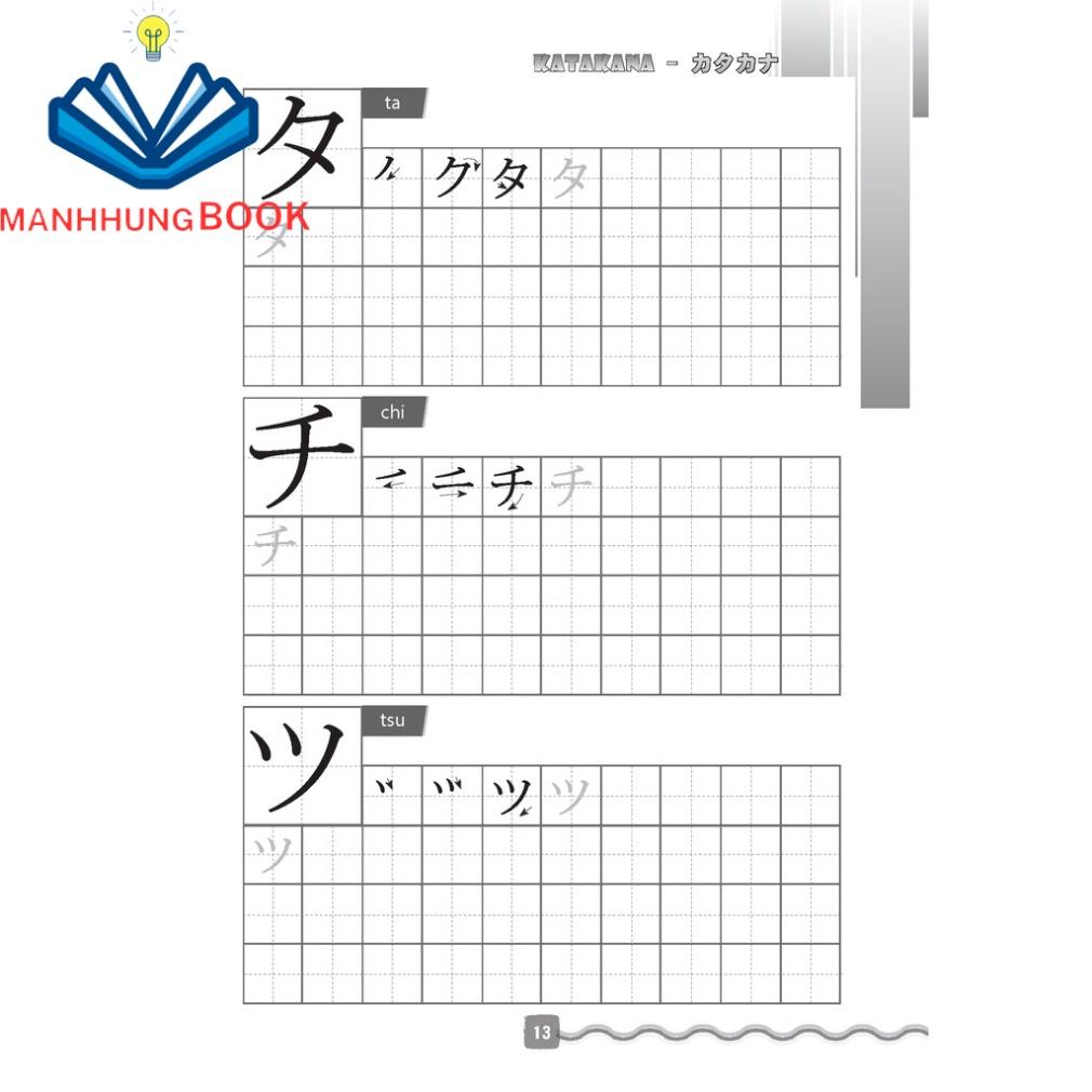 Sách - Tập viết tiếng Nhật căn bản KATAKANA (tái bản)