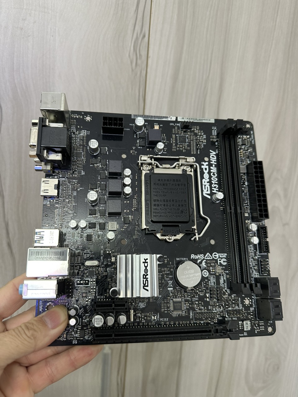 Bo Mạch Chủ (Mainboard) Asrock H310CM-HDV (HÀNG CHÍNH HÃNG)