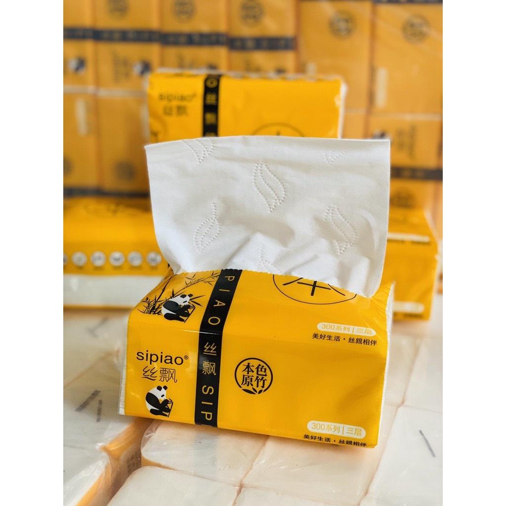 SET 10 GÓI GIẤY GẤU TRÚC SIỂU RẺ , 3 LỚP