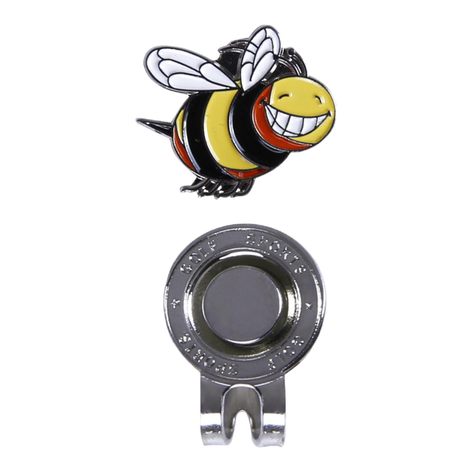 Novelty Alloy Golf Ball Marker with Hat Clip Golfer Gift Golf Accessories