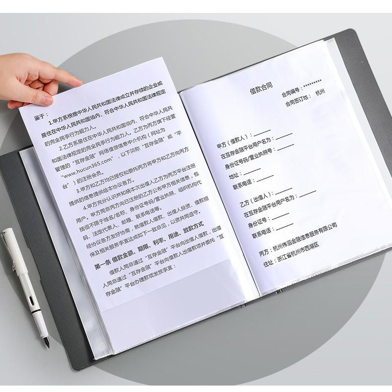 Kẹp Tài Liệu, Thư Mục File Lưu Hồ Sơ Cao Cấp Cỡ A4 Mẫu Mới