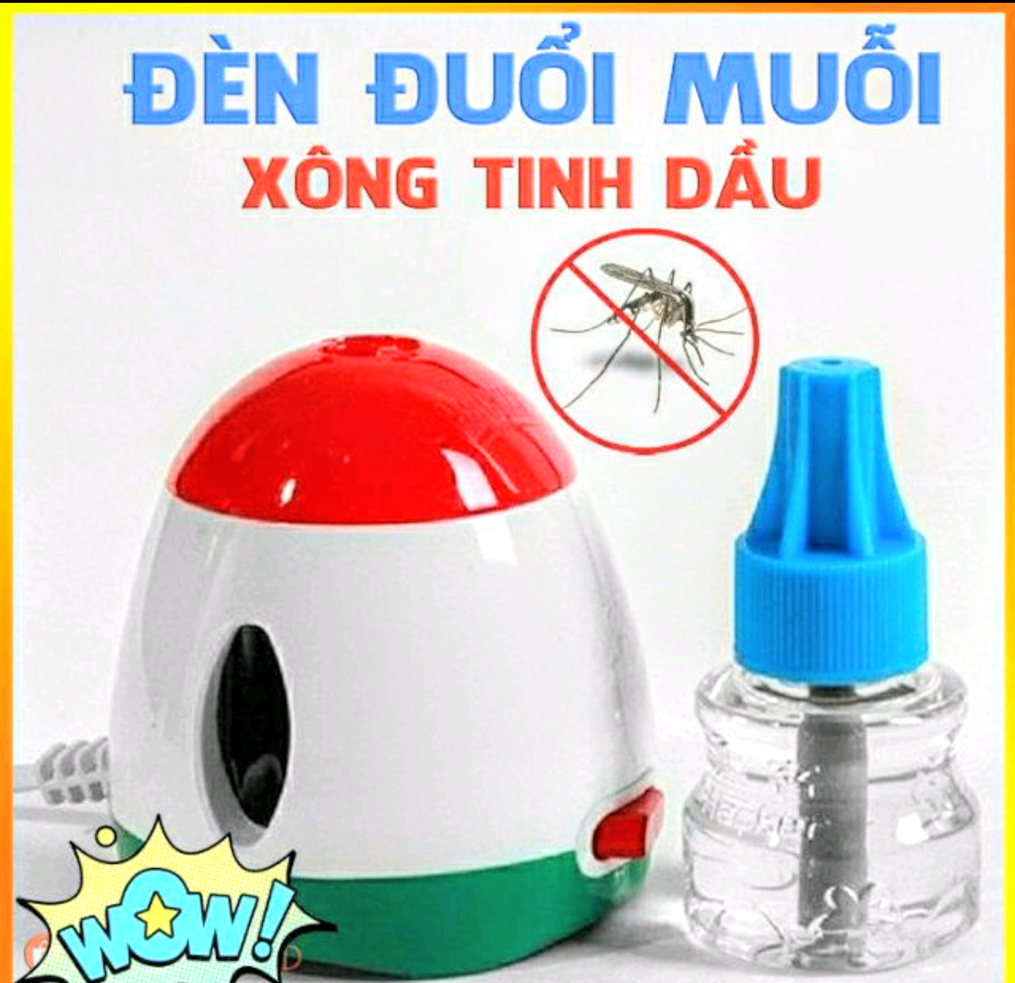 SIÊU ĐUỔI MUỖI VỚI MÁY XÔNG TINH DẦU ĐUỔI CÔN TRÙNG MUỖI TẶNG LỌ TINH DẦU AN TOÀN TIỆN DỤNG HÀNG CAO CẤP LOẠI TỐT