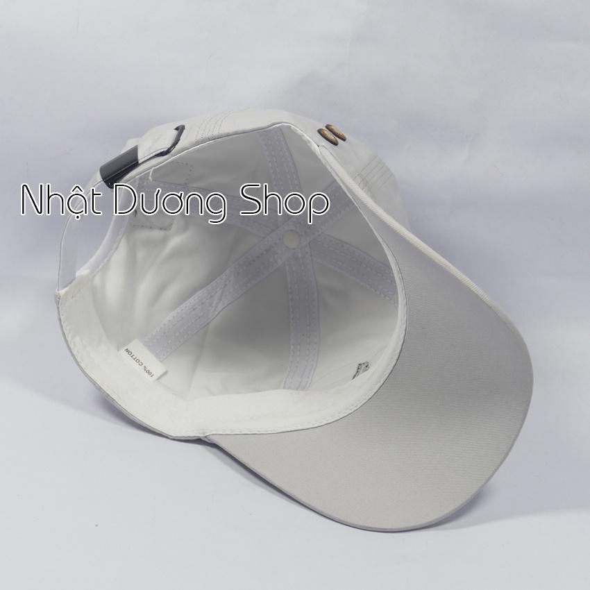 Nón kết kaki thêu dại bàng cao câp- Chất liệu kaki thích hợp cho tín đồ tuổi teen mê nón xịn.