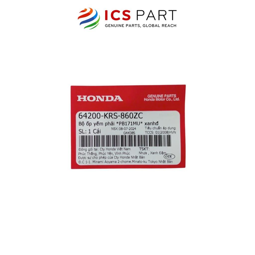 Cánh Yếm Trong Phải HONDA Wave 100 Xanh Tím Pb171Mu Xanhđ (Có Tem) (64200KRS860ZC)