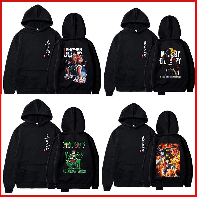 Áo Hoodie One Piece - BST ÁO In Hình Luffy Zoro One Piece cực đẹp giá siêu rẻ