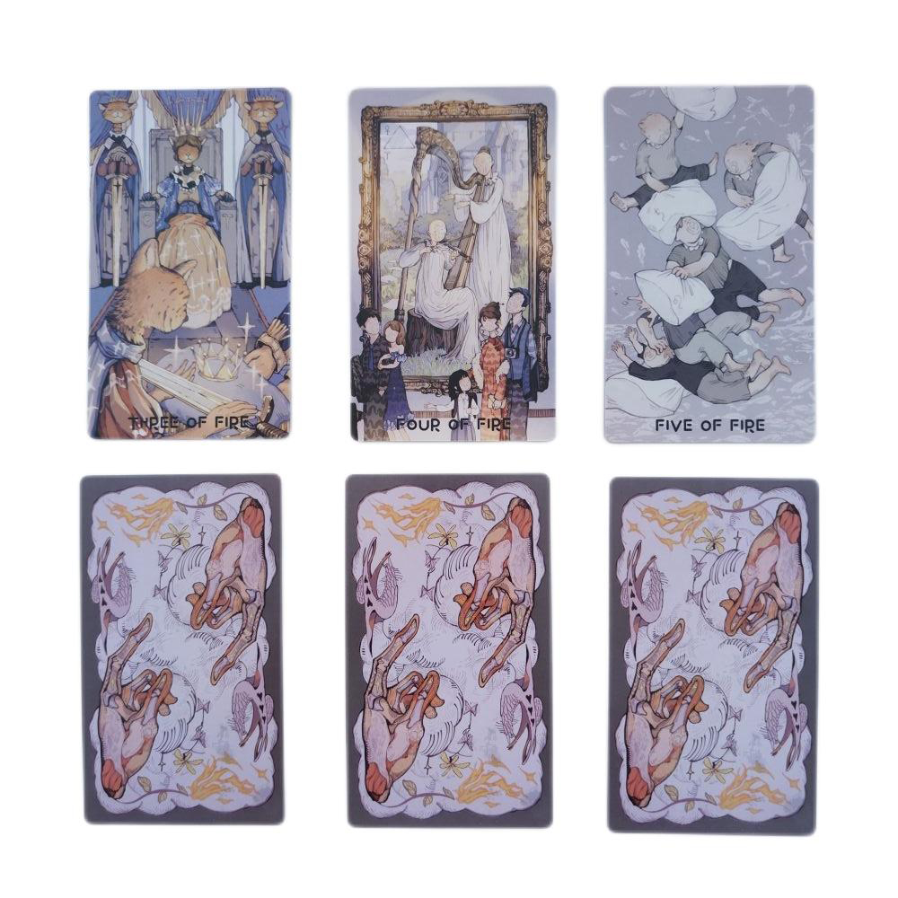 [Size Gốc] Bộ Bài MonSoon Tarot 78 lá 7x12 cm tặng đá thanh tẩy S120